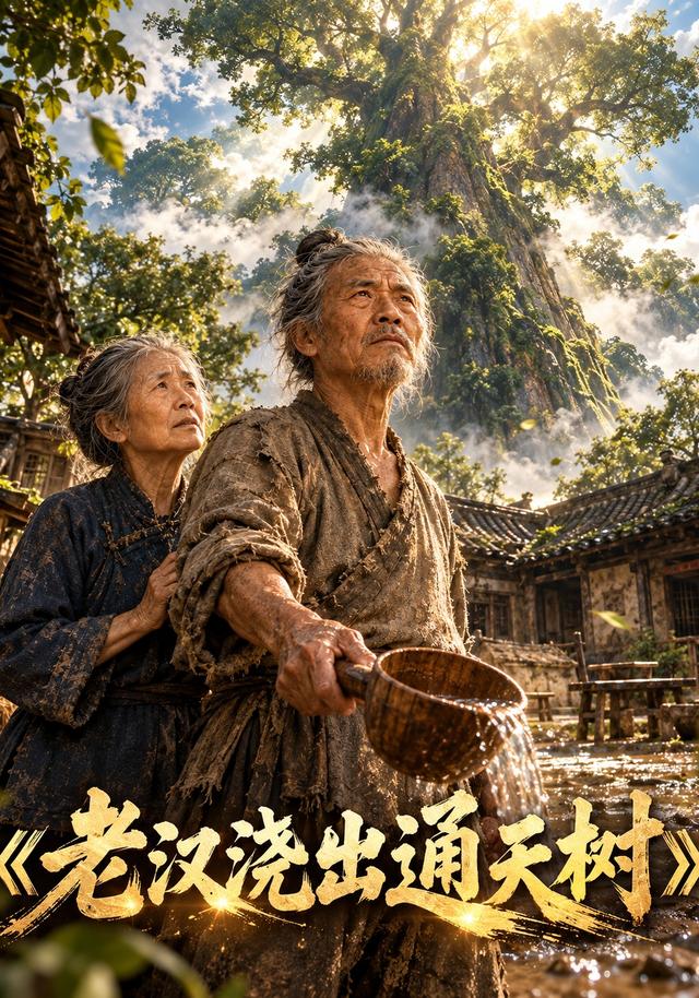 老汉浇出通天树