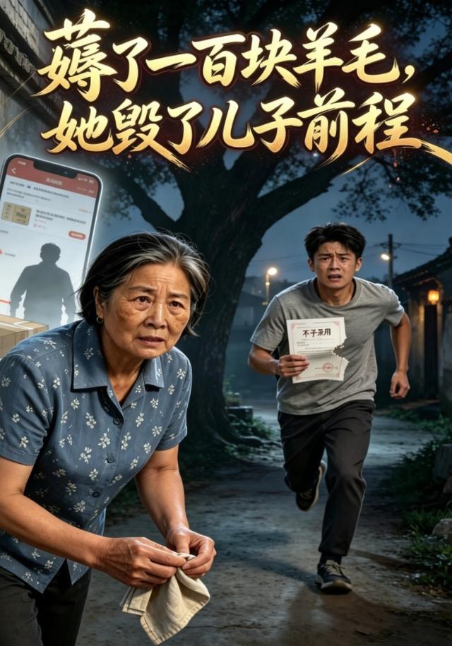 薅了一百块羊毛，她毁了儿子前程 cover