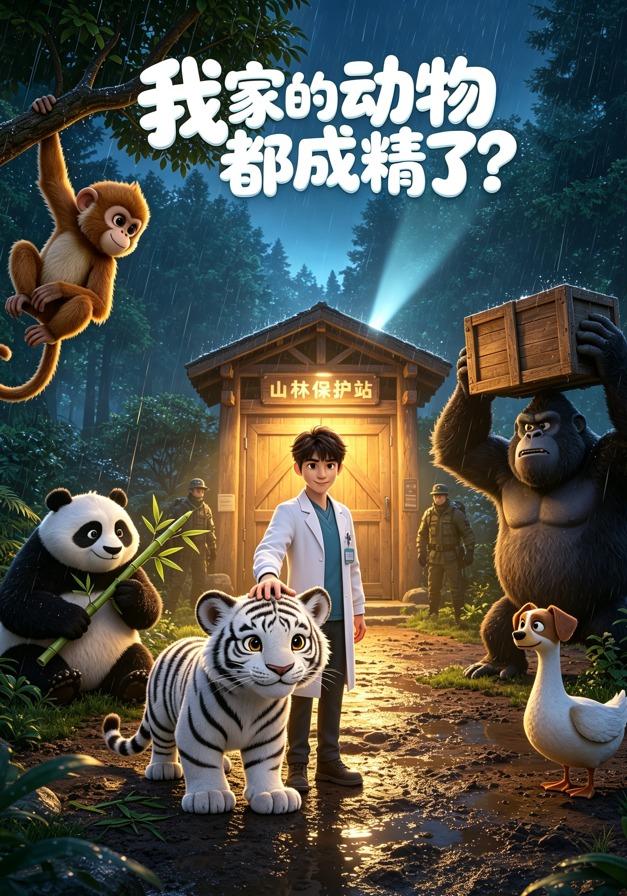 我家的动物都成精了？