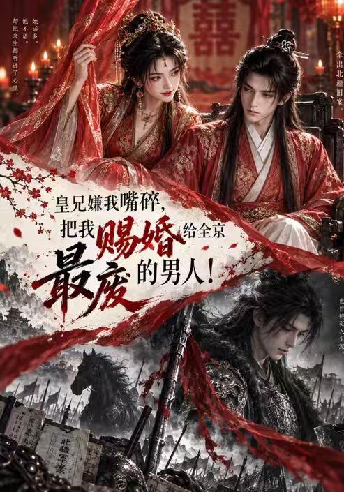 皇兄嫌我嘴碎，把我赐婚给全京最废的男人！ cover