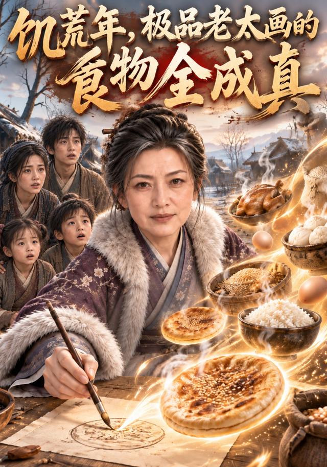 饥荒年，极品老太画的食物全成真 cover