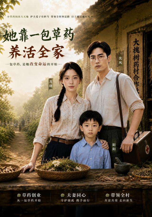 她靠一包草药养活全家