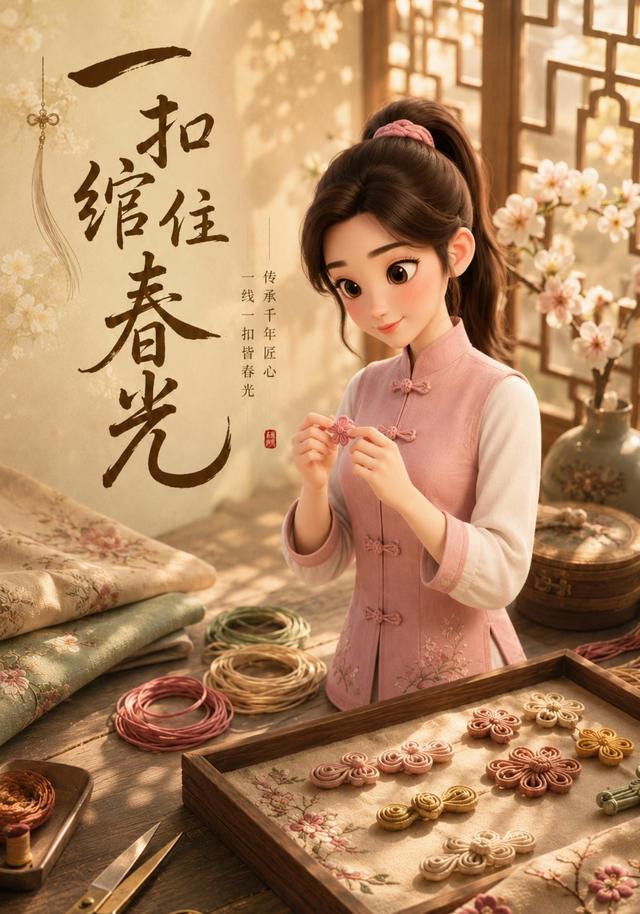 一扣绾住春光