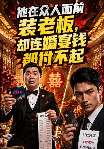 他在众人面前装老板，却连婚宴钱都付不起 cover