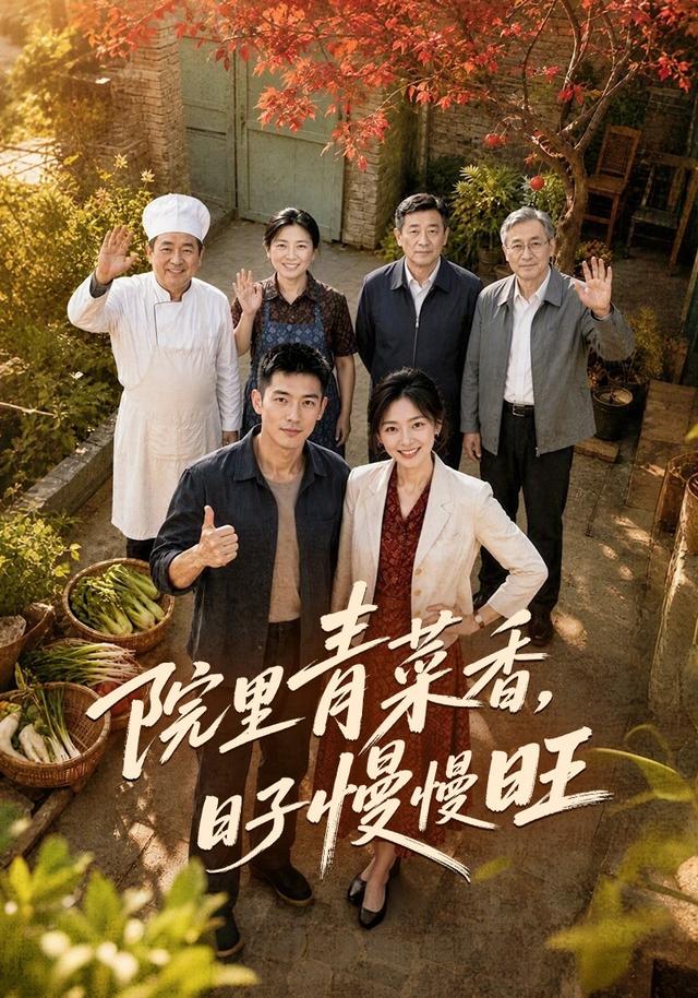 院里青菜香，日子慢慢旺