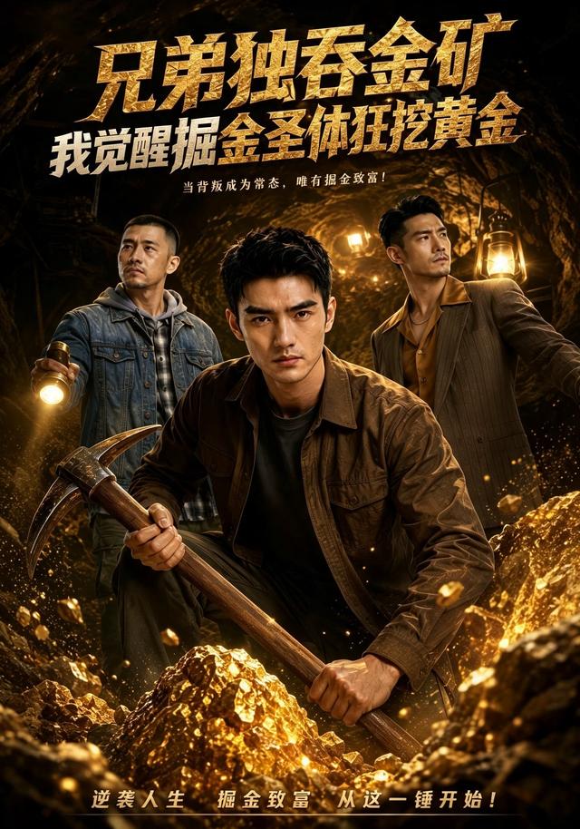 兄弟独吞金矿，我觉醒掘金圣体狂挖黄金 cover