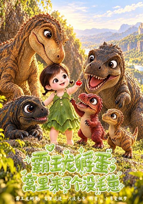 霸王龙孵蛋，窝里来了个没毛崽