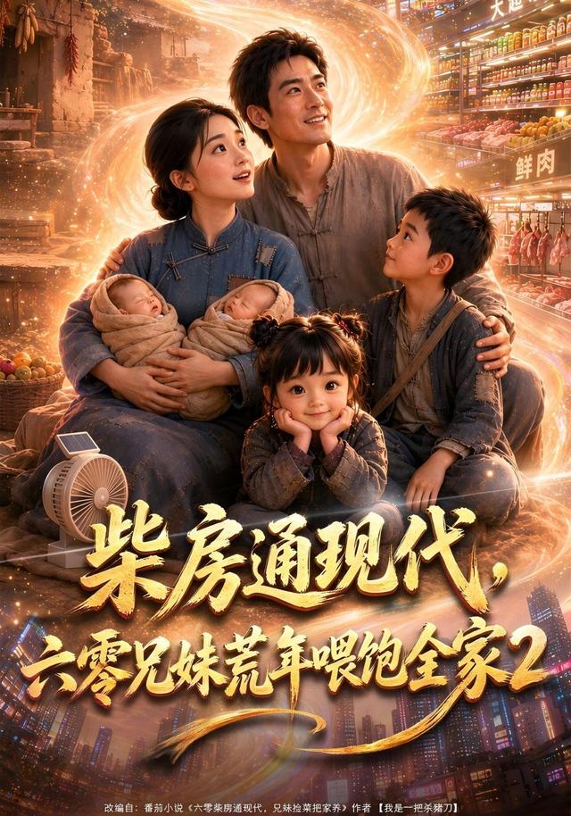 柴房通现代，六零兄妹荒年喂饱全家2