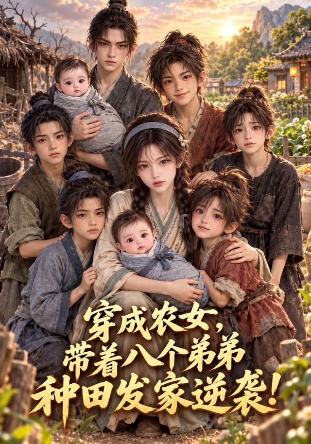 穿成农女，带着八个弟弟种田发家逆袭