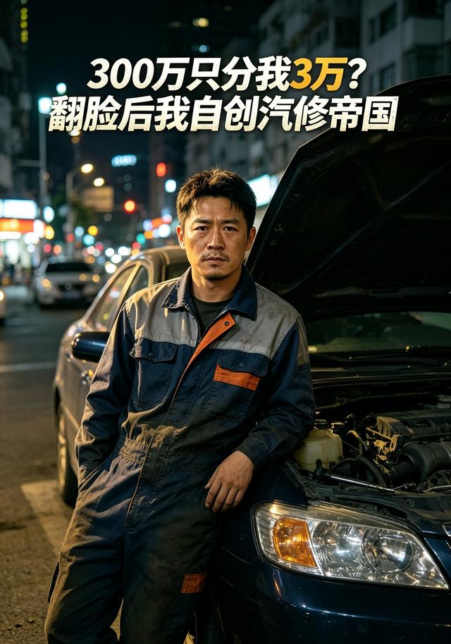 300万只分我3万？翻脸后我自创汽修帝国 cover