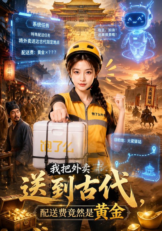 我把外卖送到古代，配送费竟然是黄金 cover