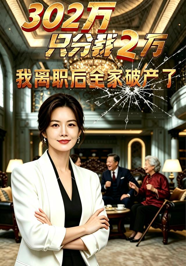 302万只分我2万，我离职后全家破产了 cover