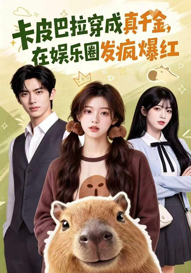 卡皮巴拉穿越成真千金，在娱乐圈发疯爆红 cover