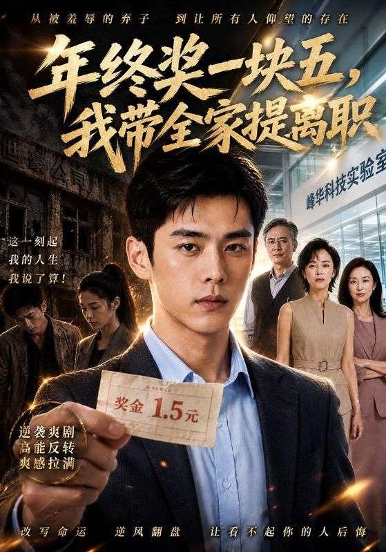 年终奖一块五，我带全家提离职 cover