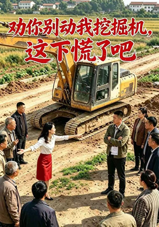 劝你别动我挖掘机，这下慌了吧