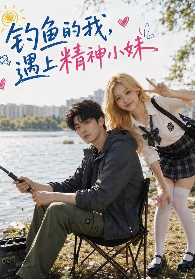 钓鱼的我，遇上精神小妹