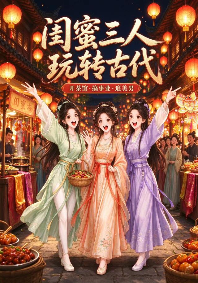 闺蜜三人玩转古代