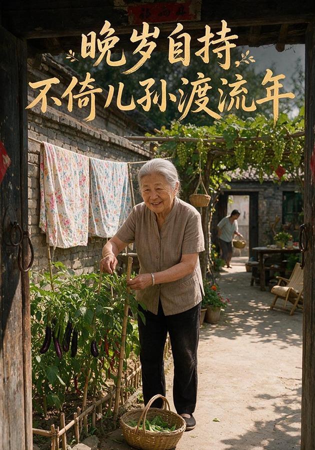 晚岁自持，不倚儿孙渡流年 cover