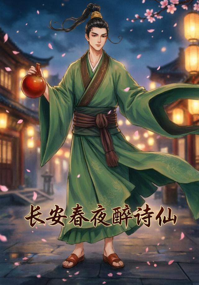 长安春夜醉诗仙
