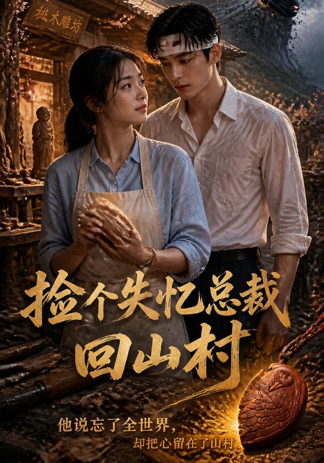 捡个失忆总裁回山村