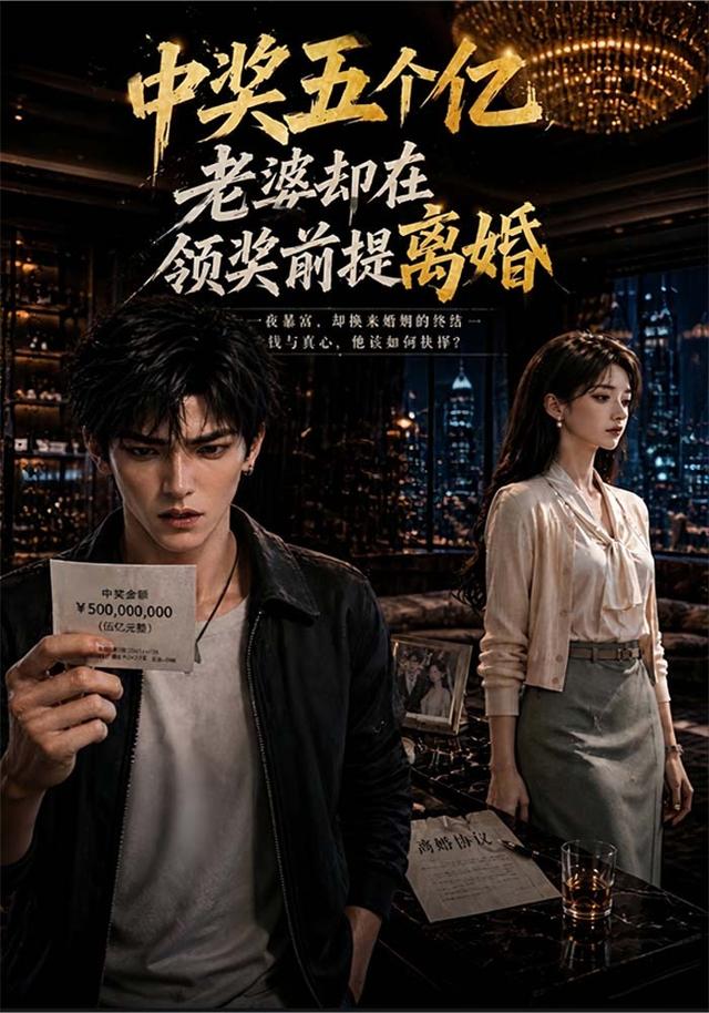 中奖五个亿，老婆却在领奖前提离婚