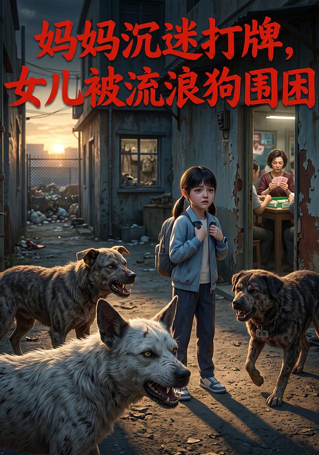 妈妈沉迷打牌，女儿被流浪狗围困 cover
