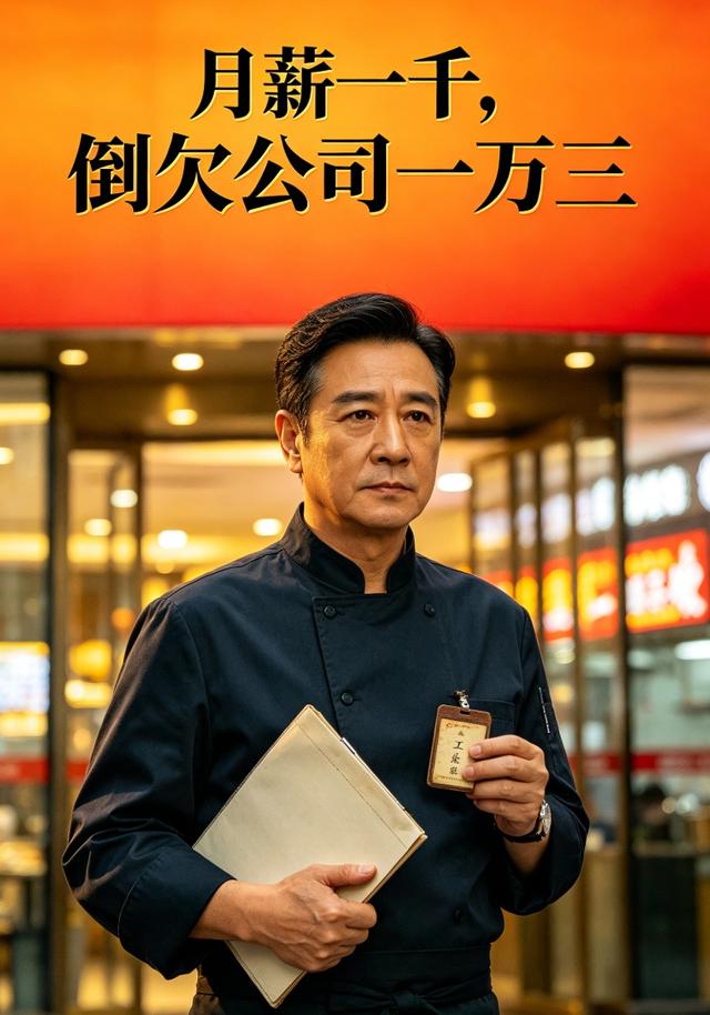 月薪一千，倒欠公司一万三 cover