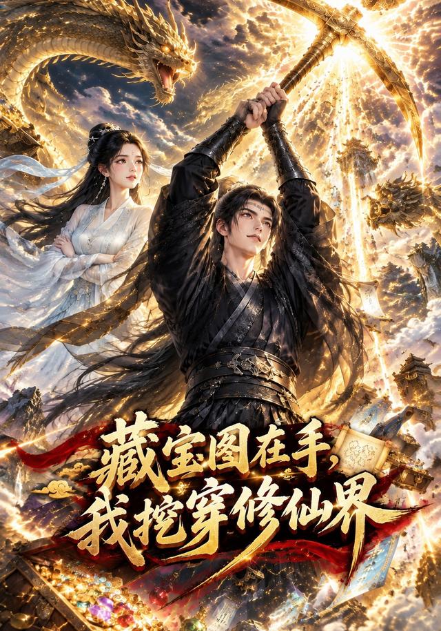 藏宝图在手，我挖穿修仙界 cover
