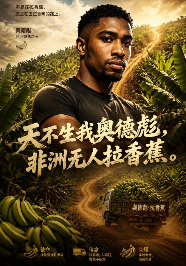 天不生我奥德彪，非洲无人拉香蕉