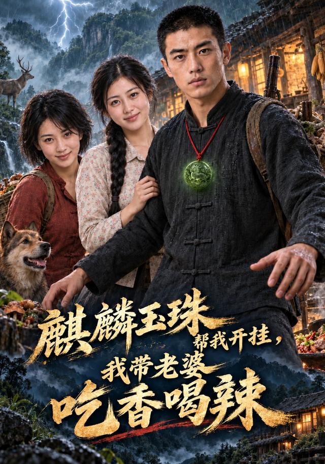 麒麟玉珠帮我开挂，我带老婆吃香喝辣
