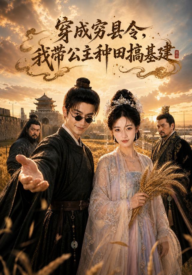 穿成穷县令，我带公主种田搞基建 cover