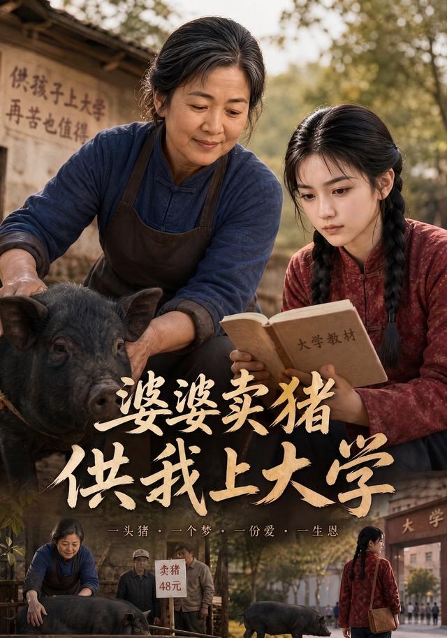 婆婆卖猪供我上大学