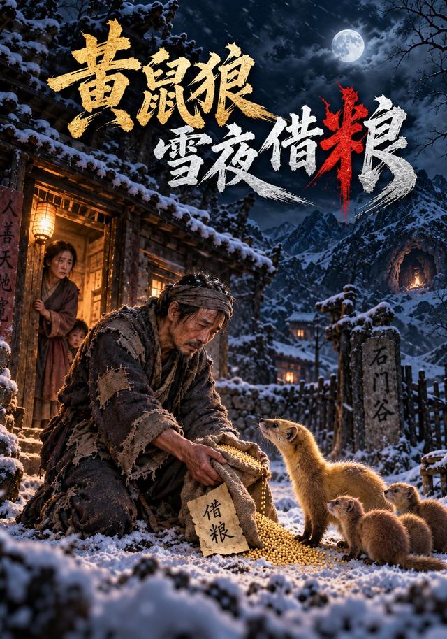黄鼠狼雪夜借粮