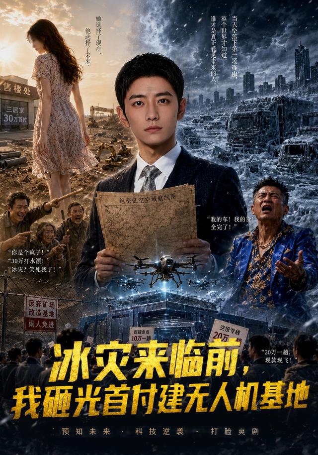 冰灾来临前，我砸光首付建无人机基地