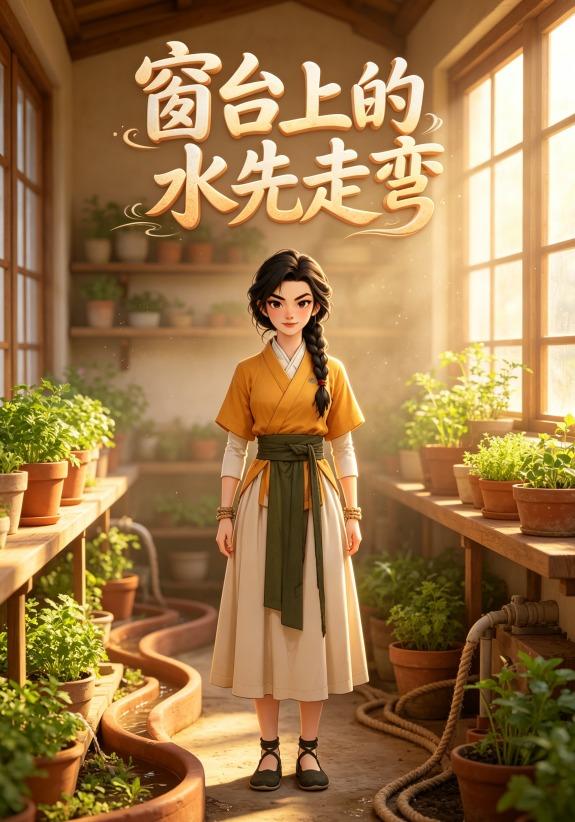 窗台上的水先走弯