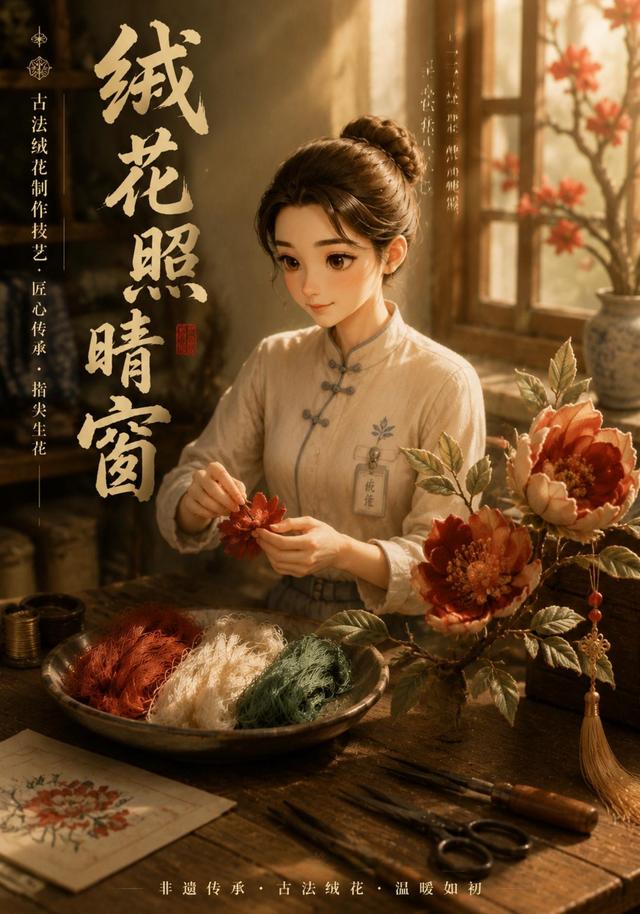 绒花照晴窗 cover