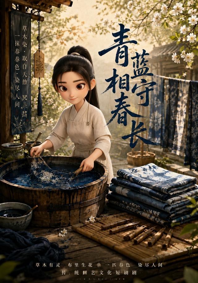 青蓝相守春长