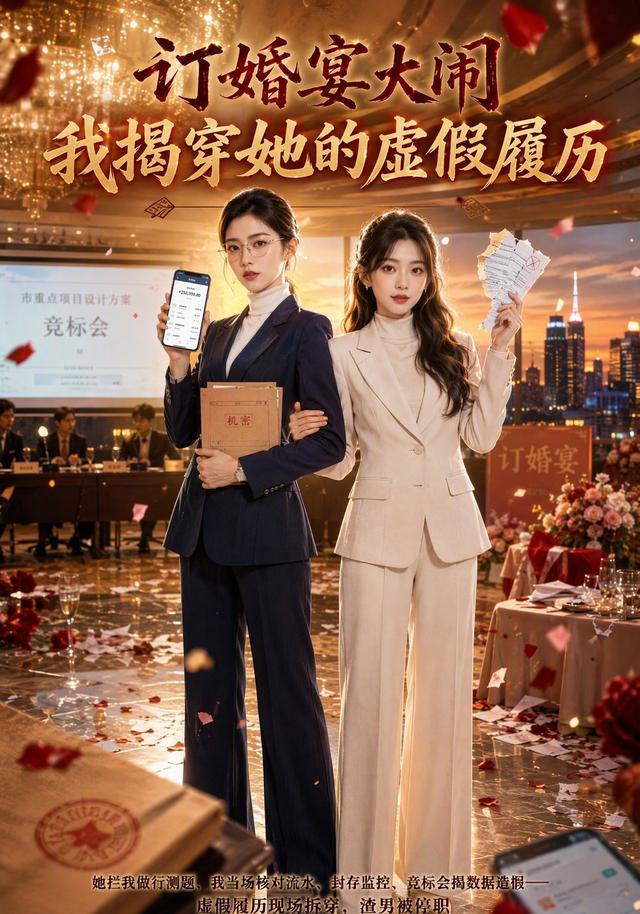订婚宴大闹，我揭穿她的虚假履历