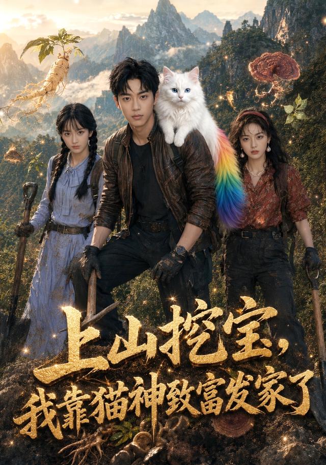 上山挖宝，我靠猫神致富发家了