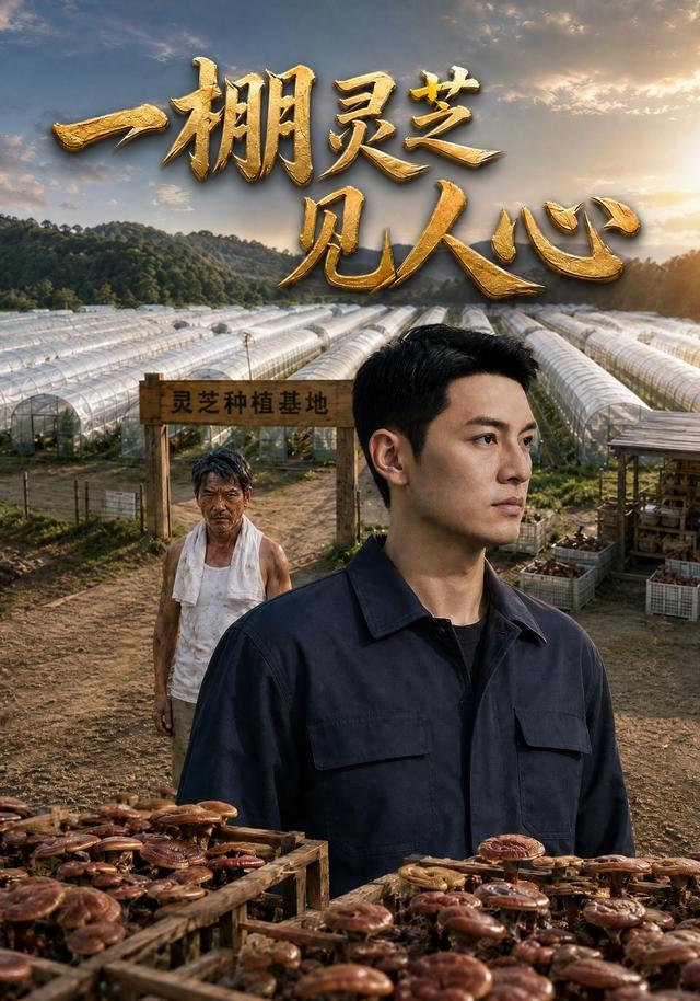 一棚灵芝见人心