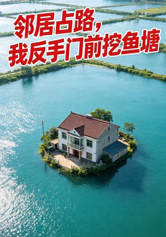 邻居占路，我反手门前挖鱼塘