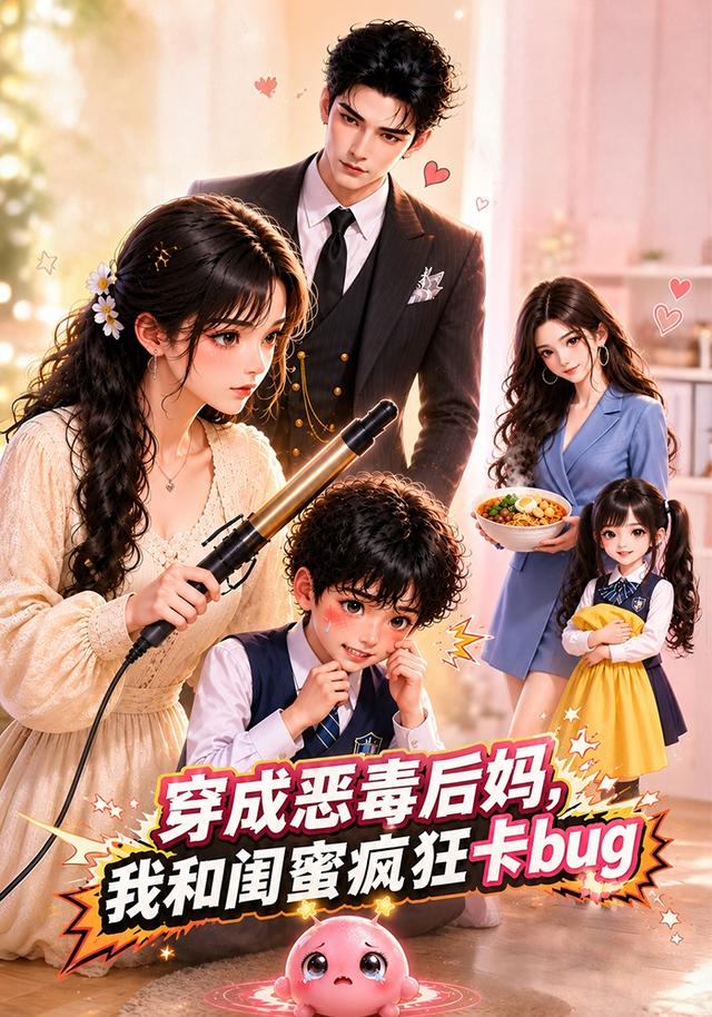 穿成恶毒后妈，我和闺蜜疯狂卡bug cover