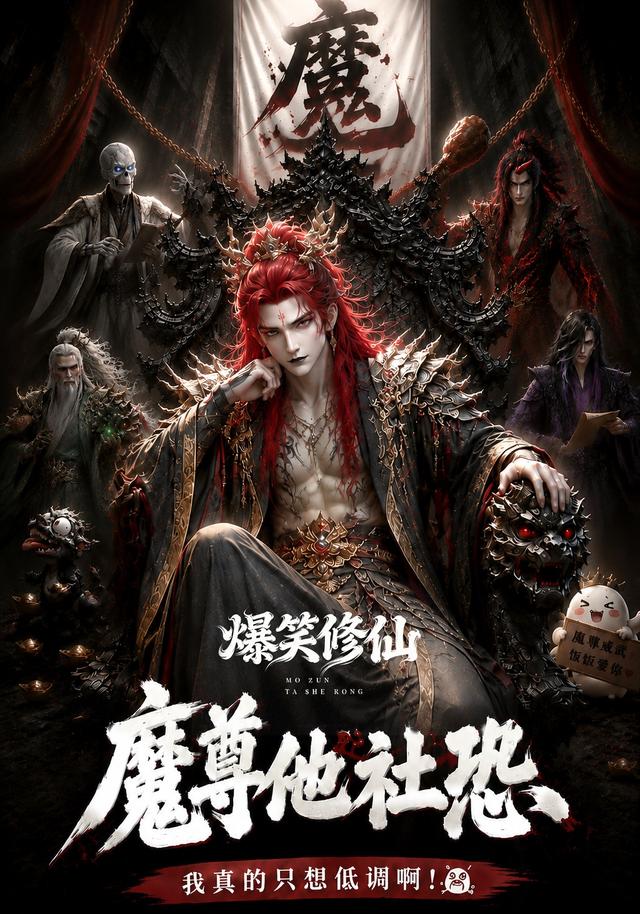 爆笑修仙，魔尊他社恐啊 cover