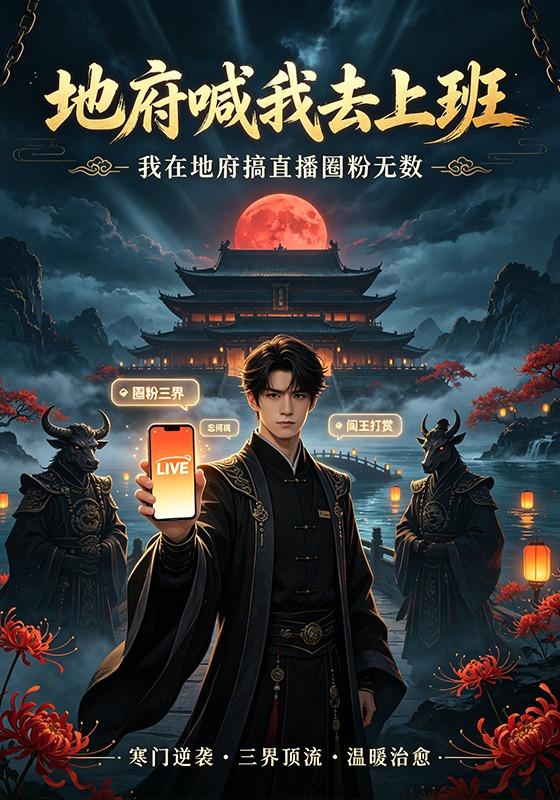 地府喊我去上班我在地府搞直播圈粉无数 cover