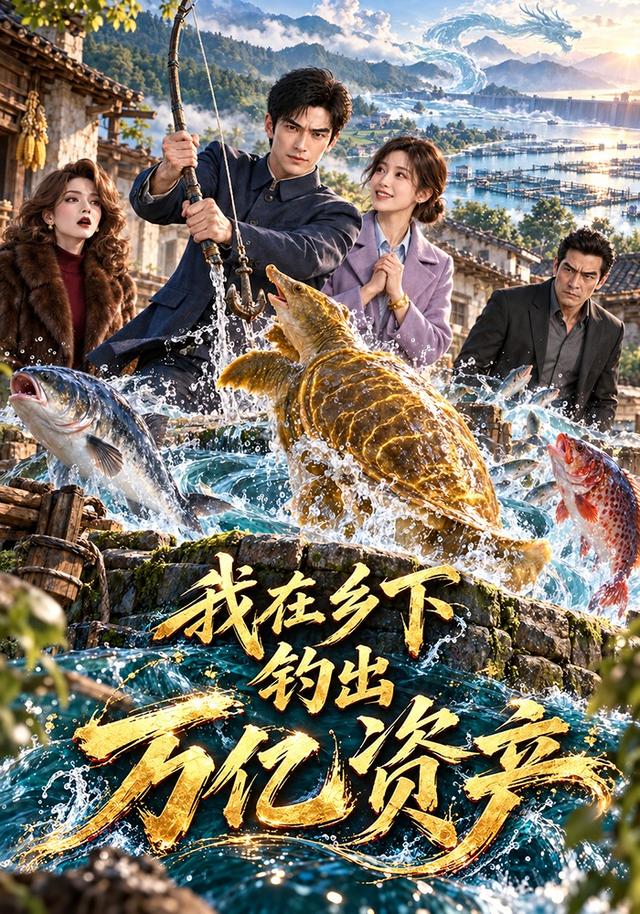 2026年漫剧逆袭《我在乡下钓出万亿资产（第一季）》