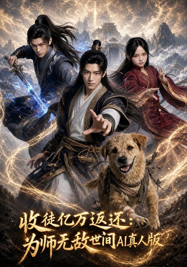 收徒亿万返还：为师无敌世间AI真人版 cover