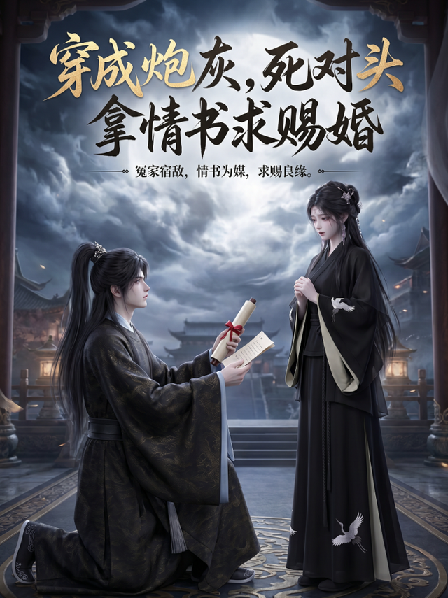 穿成炮灰，死对头拿情书求赐婚