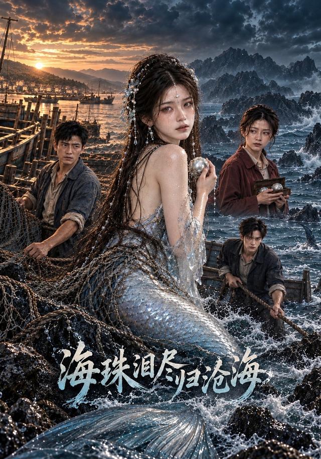 海珠泪尽归沧海
