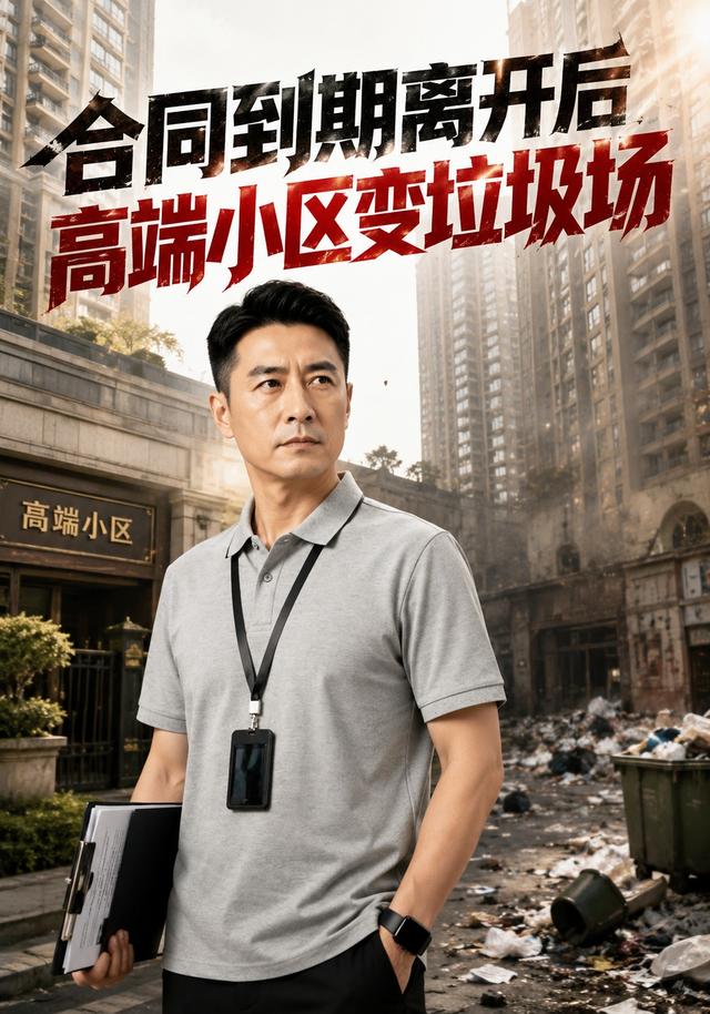 合同到期离开后，高端小区变垃圾场