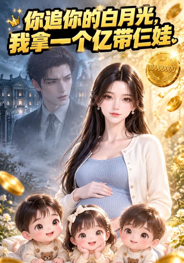 你追你的白月光，我拿一个亿带仨娃